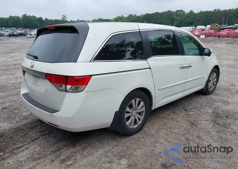 2014 Honda Odyssey Ex-L z USA, uszkodzony, nr VIN 5FNRL5H60EB045551